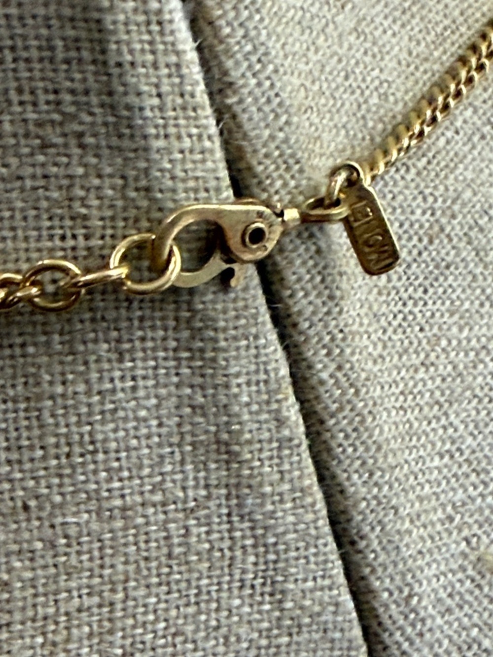 Monet Gold Twisted Wave Pendant Necklace - Women Jewelry - Picture 4 of 4